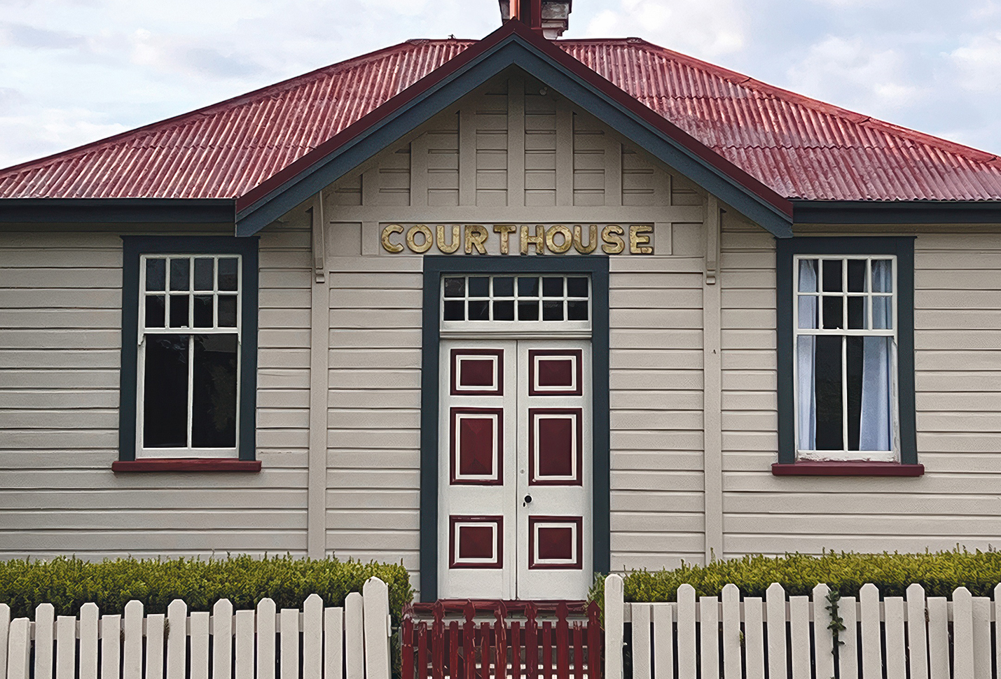 Exterior Colour The Courthouse Fairlie NZ before